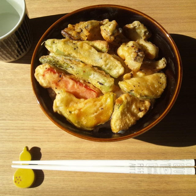 天ぷらの残りで 天丼 By Outra Praiaさん レシピブログ 料理ブログのレシピ満載