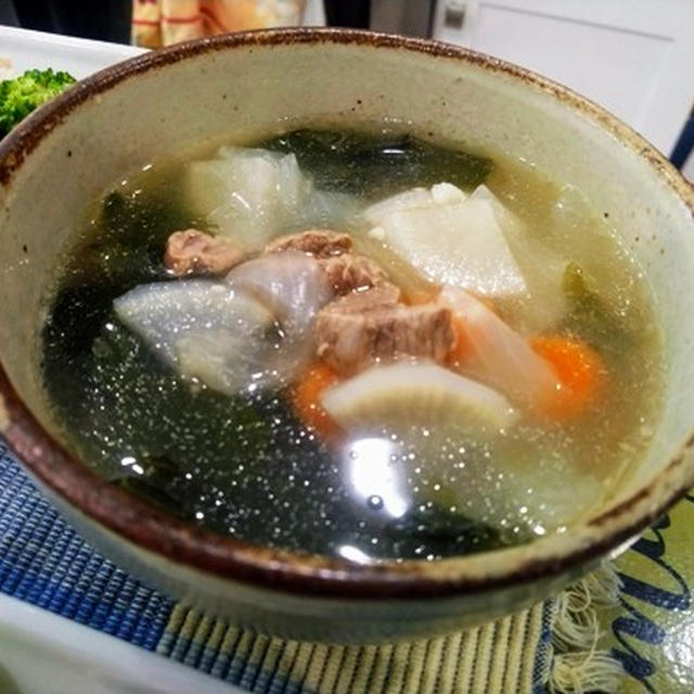 まだまだ風邪が治らない ～ 韓国風ビーフスープ