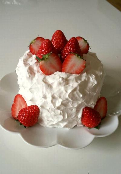 【4号サイズ】苺のデコレーションケーキ♪