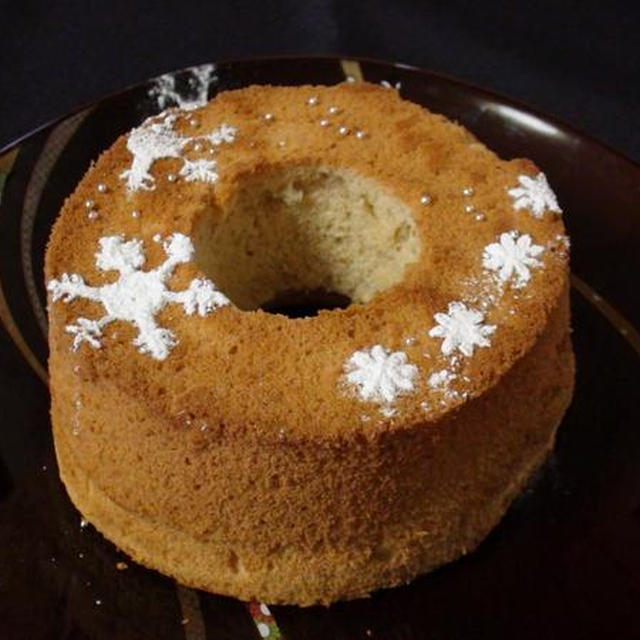 クリスマス仕様アップルティーシフォンケーキ By Kyomamaさん レシピブログ 料理ブログのレシピ満載
