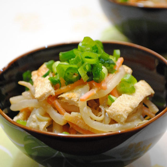 節約レシピ♪ もやしと 油揚げの マヨポンサラダ 〜ゆず胡椒風味〜