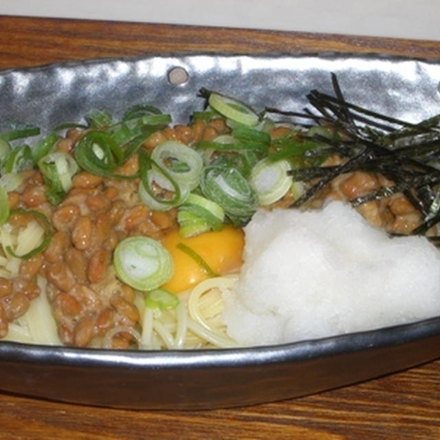 納豆おろしパスタ