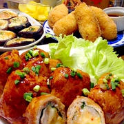 豚キムチーズ巻きwです☆