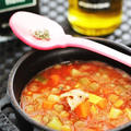 体温めレシピ♥美肌を育むgreen split pea soup
