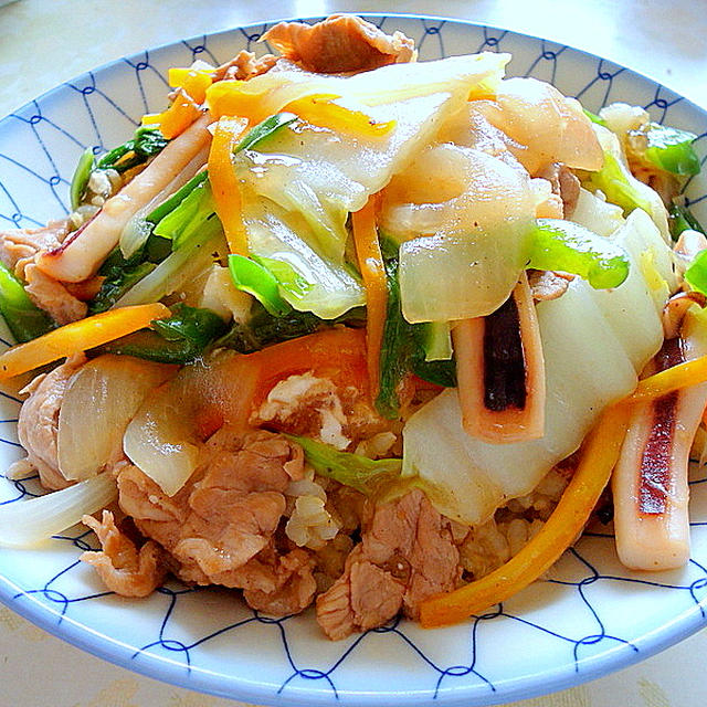 野菜や海鮮具沢山の 中華丼 By アレックスさん レシピブログ 料理ブログのレシピ満載