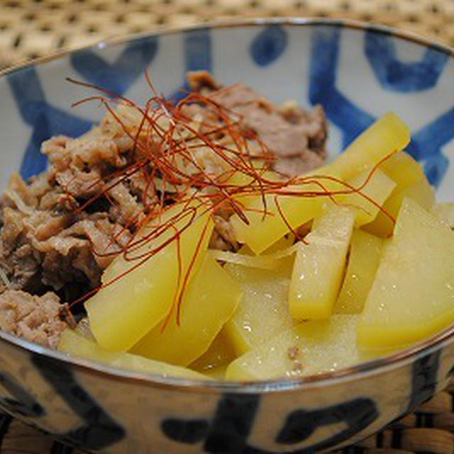 青パパイヤと 牛肉の 大和煮 ☆