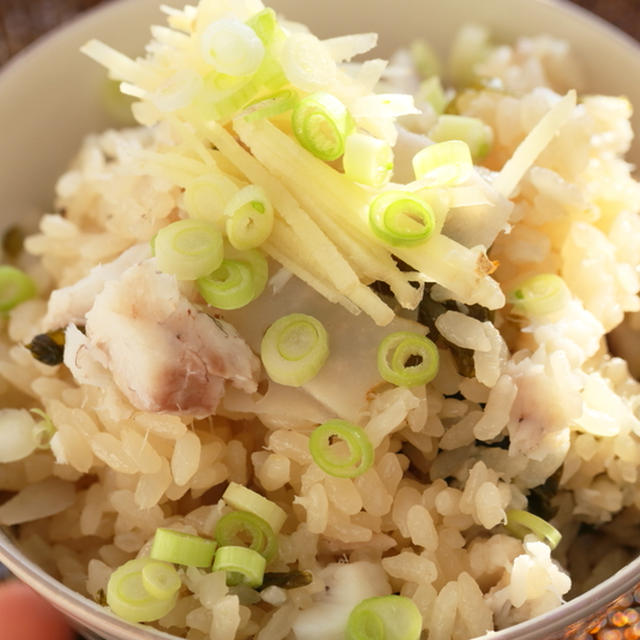 鯛とレンコンの炊き込みごはん