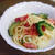 ゴーヤとベーコンのパスタ