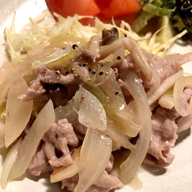 豚肉の塩ダレ炒め