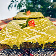 レッスンは「抹茶生チョコブラウニー」～夕食は夫作のツナおろしパスタでさっぱり頂きました!!