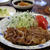 豚薄切り肉でしょうが焼き。