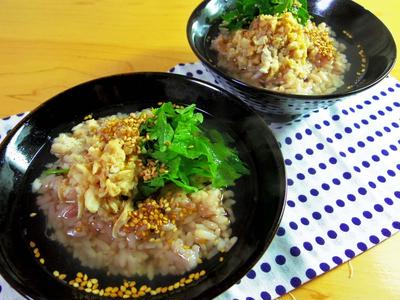 旨味たっぷり！！鯛アラのお茶漬け