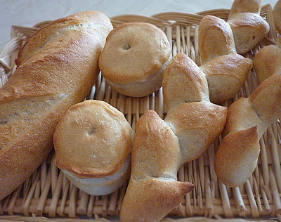 3種のフランスパン