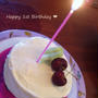 離乳食でも誕生日ケーキ
