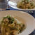 キャベツと塩麹豆腐のパスタ