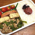 休みを取った理由。チンジャオロース弁当