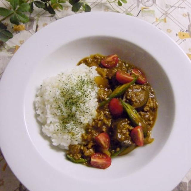 野菜ジュースで作る！夏野菜カレー