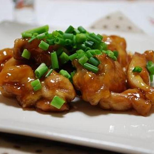 鶏もも肉の醤油照り焼き