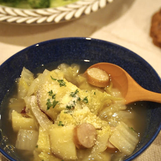 ほっこり＆とろ甘♪白菜とさつまいものカレースープ＊レシピ掲載していただきました！