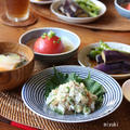 鯛のなめろう と 肉詰めトマトの白だし煮 とか。 by miyukiさん