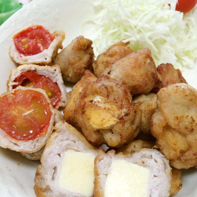プチトマトとチーズの豚こま焼き By かなえさん レシピブログ 料理ブログのレシピ満載