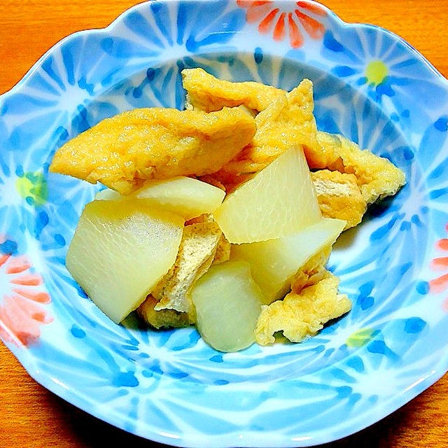 朝・昼・晩の副菜に " 大根と油揚げの薄煮 " 