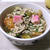 塩昆布と銀杏のひろうすと揚げ野菜のあったかそぼろあんかけ