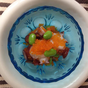 タコ 枝豆 とびっこのオリーブオイル和え By おつまみの小部屋さん レシピブログ 料理ブログのレシピ満載