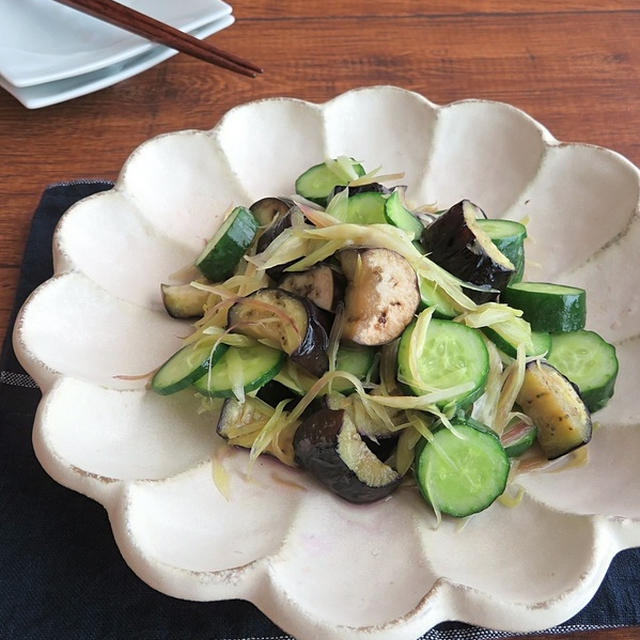 簡単 さっぱり和総菜 みょうがとなすときゅうりの塩炒め By Kaana57さん レシピブログ 料理ブログのレシピ満載