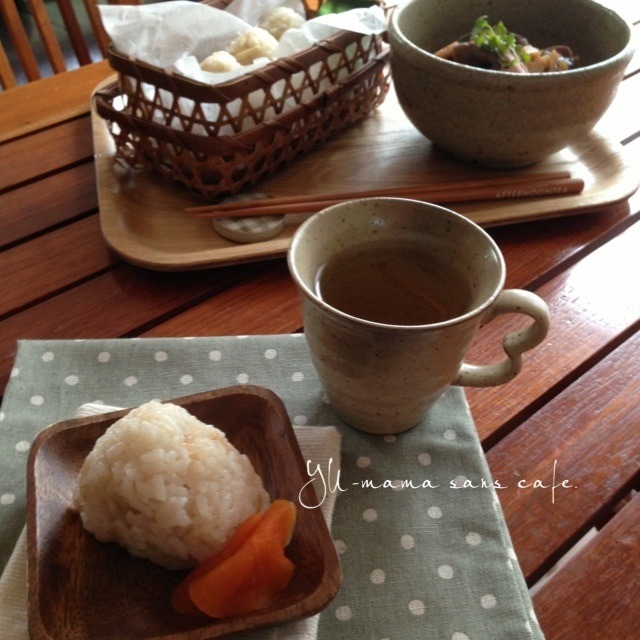 竹の子とじゃこの炊き込みご飯でお弁当と朝ごはん♡