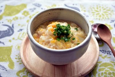 白だしで簡単♪たまご雑炊
