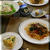 ◆パスタにサラダ・･･･生パスタ美味しいよね♪