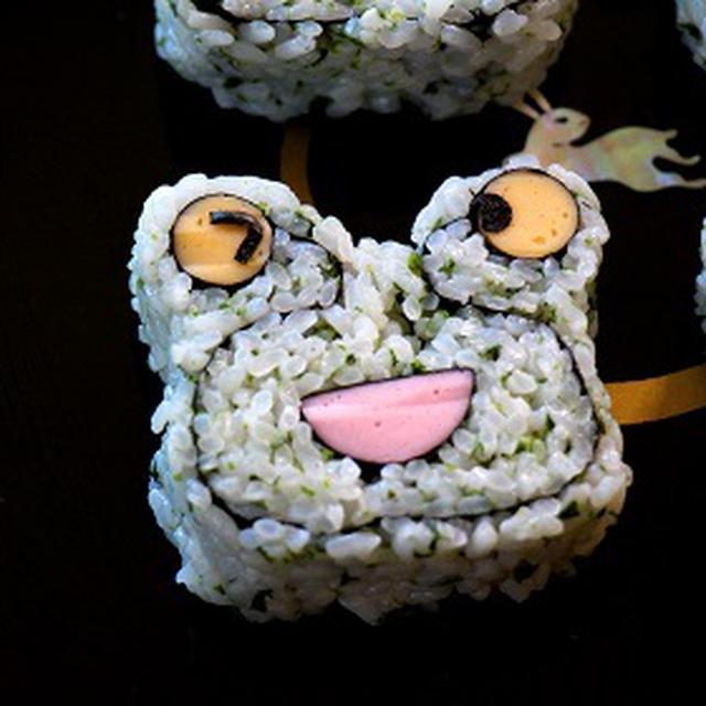 かえるの飾り寿司