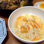 エノキと人参と卵のスープ