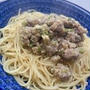 肉みそスパゲティ