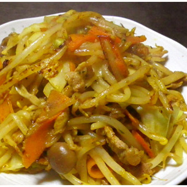 スパイス考察「カレー野菜炒め」