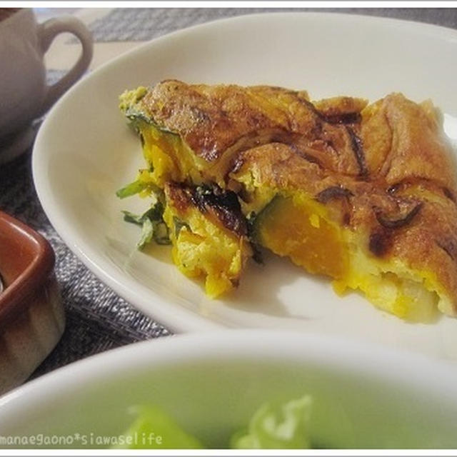 簡単！あるモノ野菜とたまごのフワフワキッシュ。添えにKALDIのアヒージョを使ってみる・・・