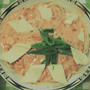 サラダフィッシュで桜色パスタと男だから