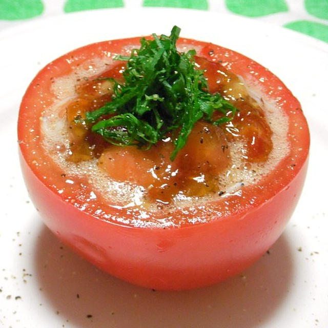 トマト納豆シラスのキラキラカップ