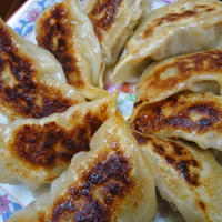 キムチ餃子を作りました！