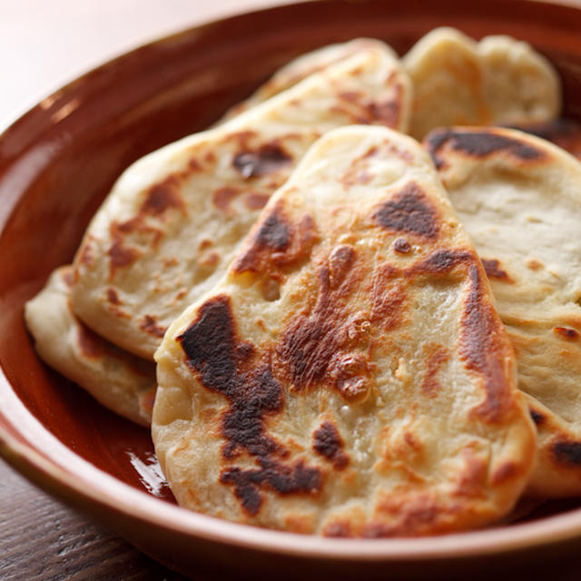 [EAT]フライパンでナン焼いたよ