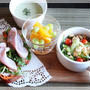 ワンプレートランチ☆ HBでWトマトブレッド