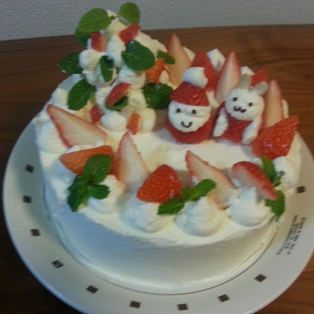 クリスマスケーキ 18cm型 By シジミさん レシピブログ 料理ブログのレシピ満載