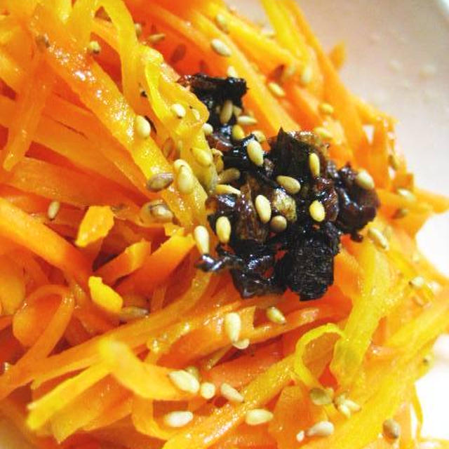 レンジで1分、にんじんサラダ