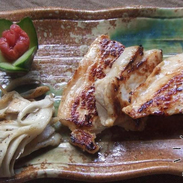 豚ロースの味噌ヨーグルト漬けにフルブラを♪