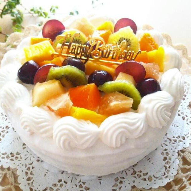 お父さんの誕生日ケーキ By Anさん レシピブログ 料理ブログのレシピ満載