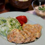 豚ヒレ肉の香草ピカタ。晩ごはん。