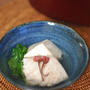 桜のかほりの鯛豆腐
