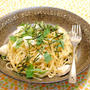 たたき長芋と 大葉の たらこパスタ ☆
