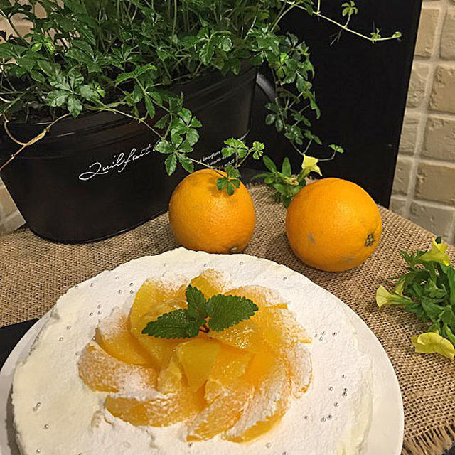 フードプロセッサーで簡単 オレンジ香るレアーチーズケーキです 今朝の富士山 By Pentaさん レシピブログ 料理ブログのレシピ満載